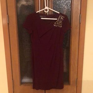 Dress burgundy